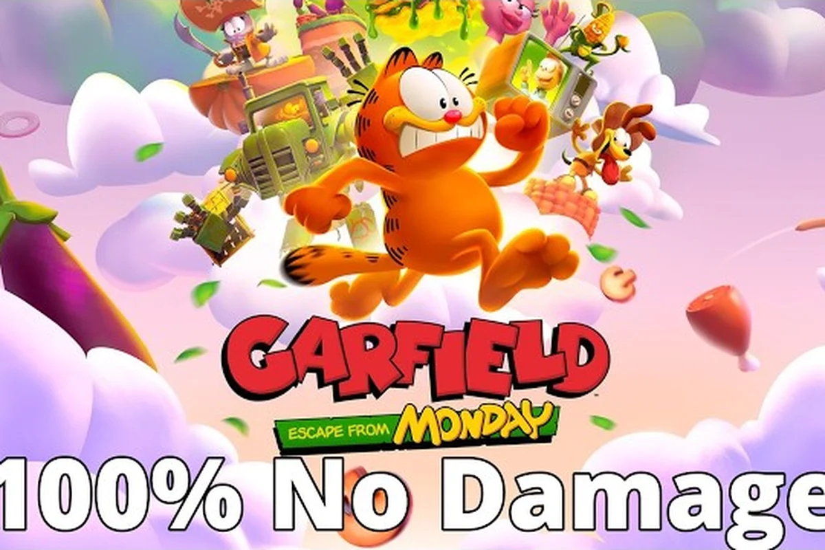 Garfield - Escape from Monday Achievement Speedrun Plan