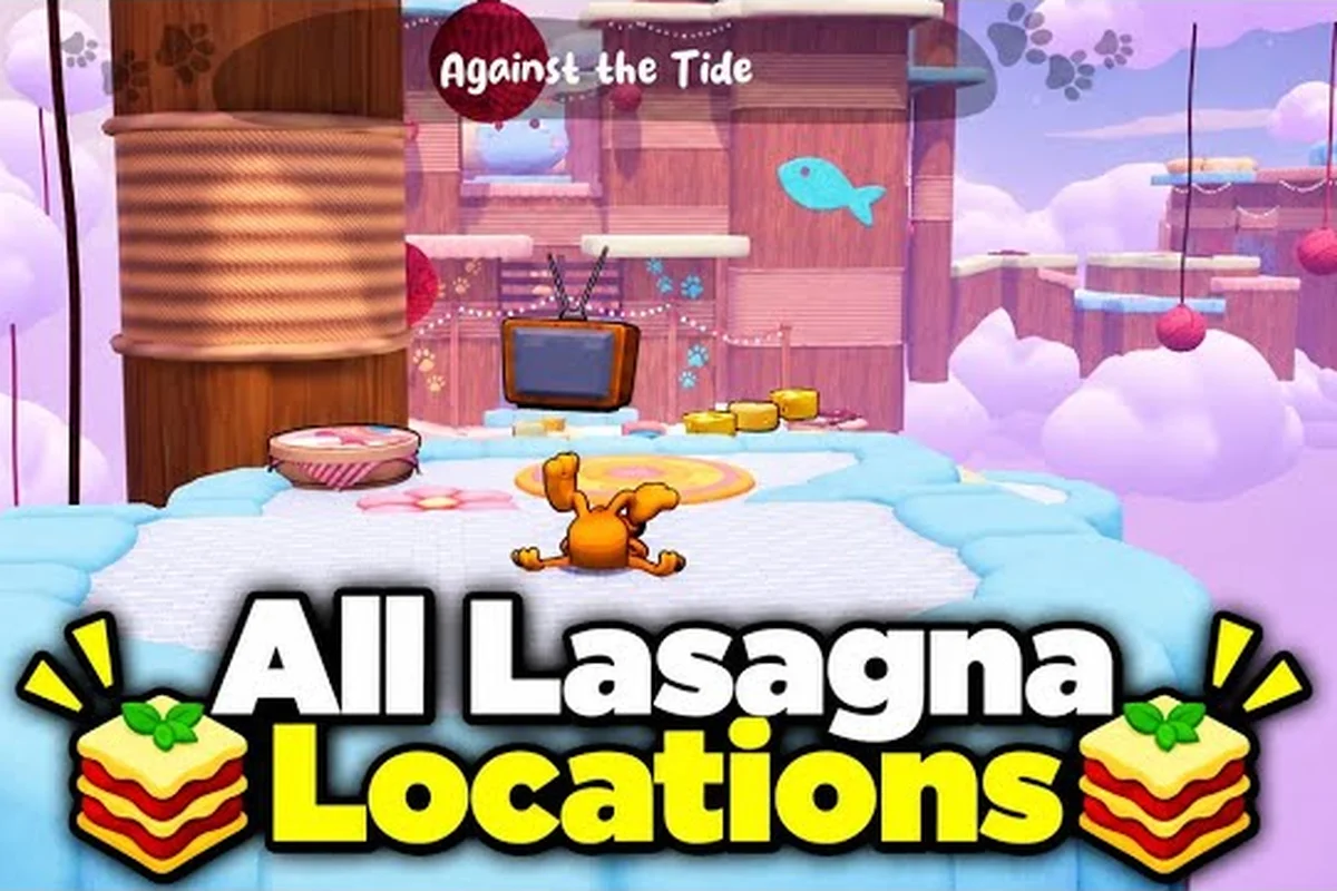 Garfield - Escape from Monday Furniture Locations in Jon's House