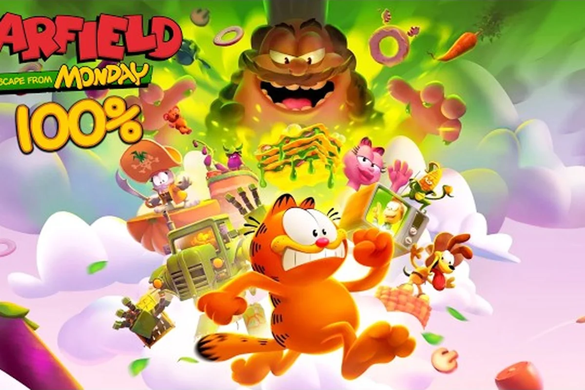 Garfield - Escape from Monday Walkthrough: Full World Coverage